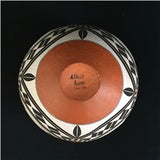 Native American Vintage Acoma Poly Chrome Pottery Olla, by Adrian Vallo, Ca 1992, #1324