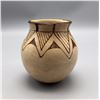 Native American Vintage Maricopa Pottery Vase, by Anita Redbird, Ca 1960's, #1328
