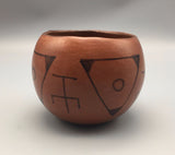 Native American, Tohono O'odham Pottery Bowl, Ca 1960's, #1335