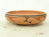 Native American, Vintage Hopi Poly Chrome Pottery Bowl, by Lyndell Sakwisewoma, Ca. 1970's, #1383