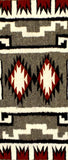Native American, Exceptional Navajo Storm Pattern Weaving/Rug, Ca 1970's, #1411