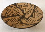 Native American Vintage Pima Basket, Ca 1920's-1940's, #1426