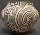 Native American, Vintage Acoma Pottery Olla, by  Adrienne Roy Keene, Ca. 1970's, #1463