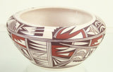 Native American, Vintage Hopi Poly Chrome Pottery Bowl, by Marianne Navasie Ca 1980's-1990's, #1491 SOLD