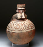 Pre Colombian Rare/Large Chancay Pottery Olla-Serpents and Human, #911 Reserved for Christiane