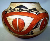 Native American, Historic Acoma, Polychrome Olla, #919