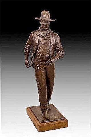 Western Bronze Sculpture, Titled "John Wayne" by Robert Summers, Edition 110/152 Ca 1985, #C 1403 SOLD