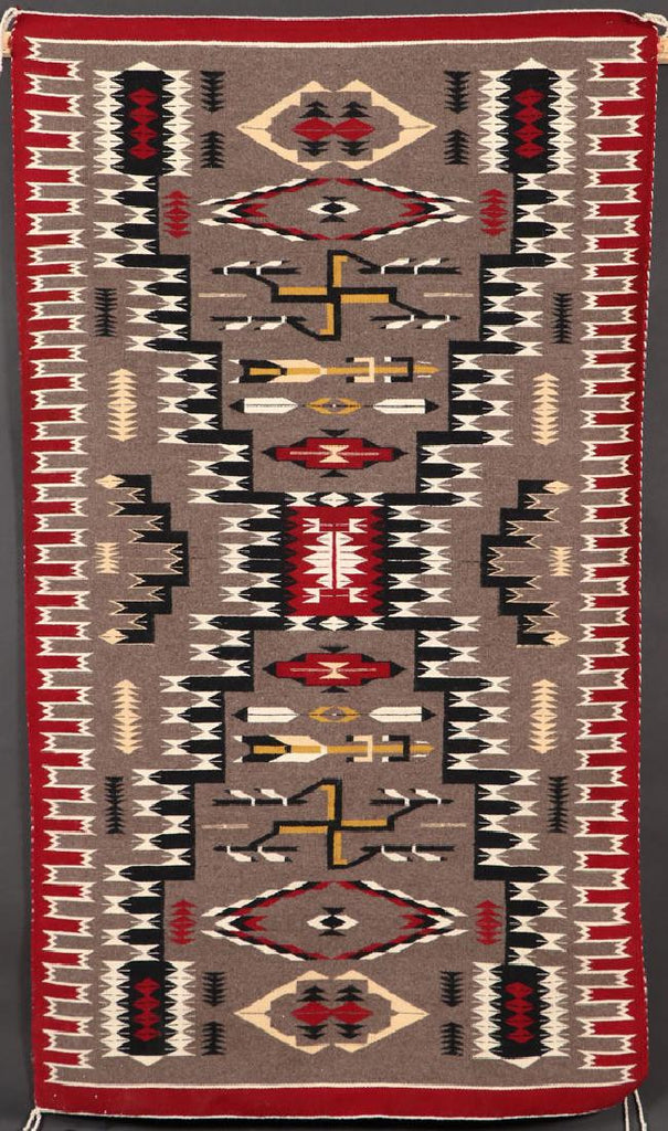 Native American Hand Made Vintage Navajo Wool Textile, by Lelia Tsosie, Chinle, AZ, #1093 SOLD