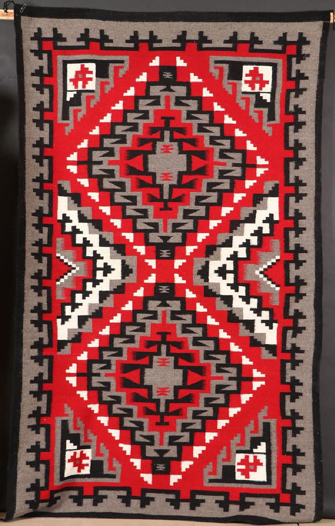 Navajo Ganado Wool Textile, by Marie Tom,  Ca 1976, #1094 SOLD