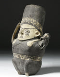 Chancay Bi-Chrome Pottery Effigy Jar , Ca 1000 to 1470   CE, #1103 SOLD