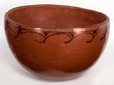 Native American, Vintage Very Large Maricopa Pottery Bowl, Ca 1940's, #1267
