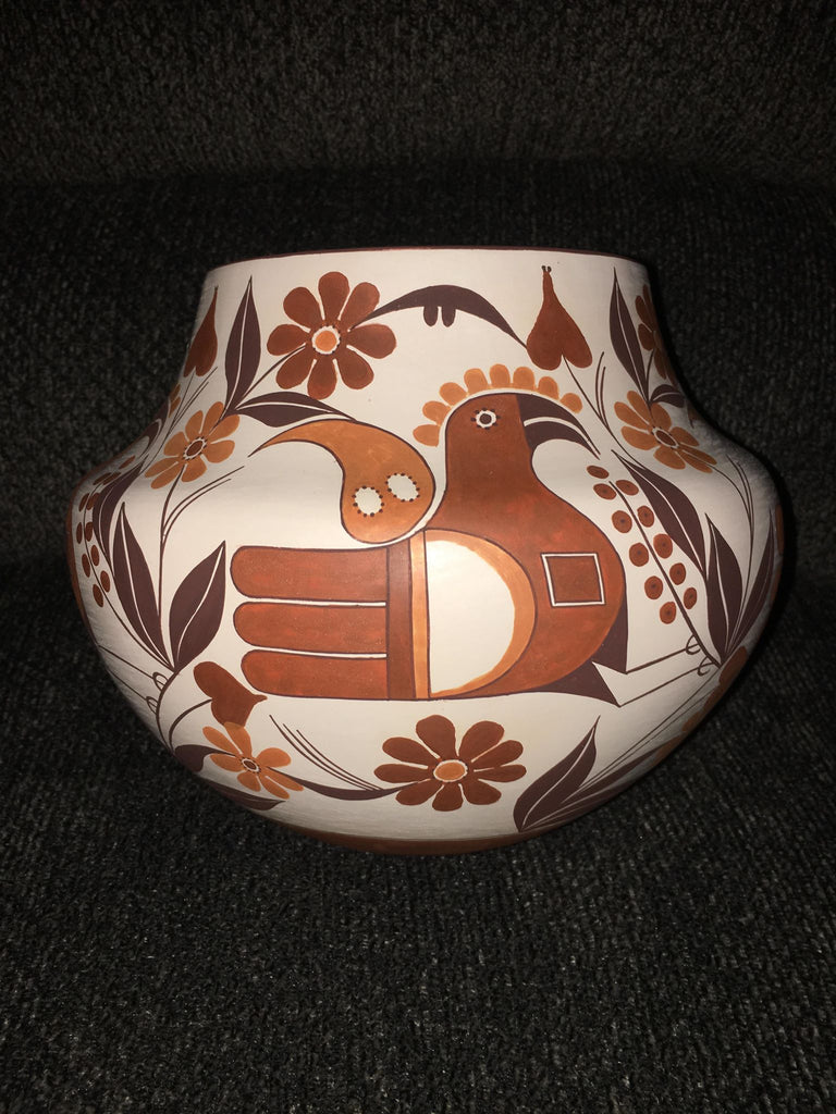 Native American, Exceptional Acoma Poly Chrome Olla, by Delores Juanico, 2018, #1340 Sold