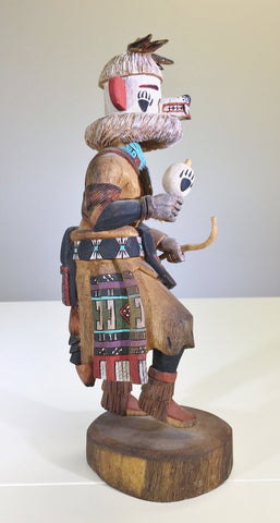 Native American, Kachina, Marked Old Oraibi, Az, by Wayne Polea HLA, Ca 1991, #1240 Removed from Consignment. Erin sold on her end. 3-16-18