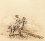 Western Artist, Edward Borein (American, 1872-1945), "Trail Boss", #903-Sold Out
