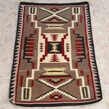 Native American, Navajo Storm Pattern Rug, Ca 1980's, #978 Sold