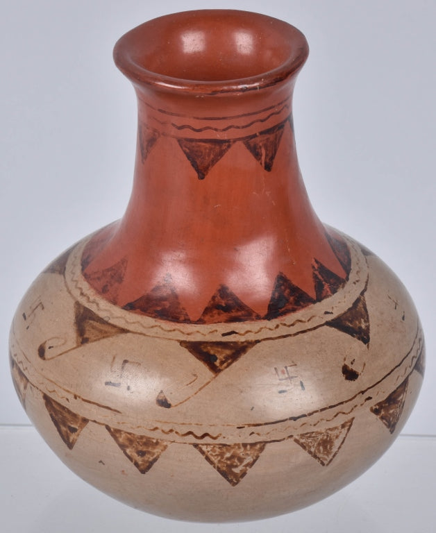 Native American, Maricopa Pottery Vase, Ca 1940's, #1156-Sold