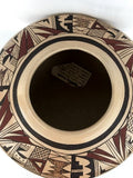 Native American, Hopi Poly Chrome Pottery Bowl, By Eunice Navasie (1920-1992), Ca 1950"s #1298 Sold