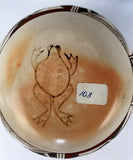 Vintage Hopi Poly Chrome Potter Bowl, by Joy Navasie (1919-2012) , Ca 1950's   #1308
