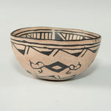 Native American, Historic Tesuque Pottery Bowl, Ca. 1930's-40's, # 1453