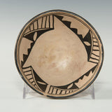 Native American, Historic Tesuque Pottery Bowl, Ca. 1930's-40's, # 1453