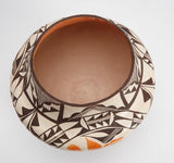 Native American, Vintage Acoma Poly Chrome Pottery Olla, by Marie Z Chino,CA 1950's, #1461 SOLD