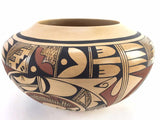 Native American Vintage Hopi Pottery Pot, by Eunice Navasie Fawn, Ca 1970's, #1321