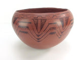 Native American, Vintage Maricopa Pottery Bowl, by Evelyn  Yarmata, Ca 1940's, #1329
