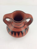 Native American Vintage Maricopa Pottery Vase, By Barbara Johnson, Ca, 1970's, # 1334