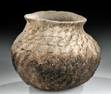 Anasazi Corrugated Pottery Jar - From the Mesa Verde Museum, Ca. 1000 to 1150 CE, #1503 SOLD
