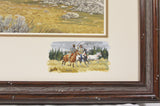 Western Artist, Ron Stewart, “Cry Vengence”, Water Color Painting, #759