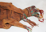 Antique Kuwaiti Bedouin Goat Skin Storage Bag with Decoration, #901 Sold