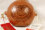 Tohono O'odham (Popago) Pottery I'itoi Design Canteen, Ca 1972, #946 SOLD