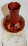 Native American Maricopa Made Pottery Vase, signed Phyllis Johnson, 973-Sold