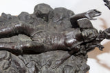 Lincoln Fox, Bronze Sculpture, "Passing of a Medicine Man" 2/30 Ca, 1970 #976