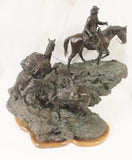 Western Bronze, "Rocky Trails" by James Regimbal, Limited Edition, 23/50, Ca 1978, #990