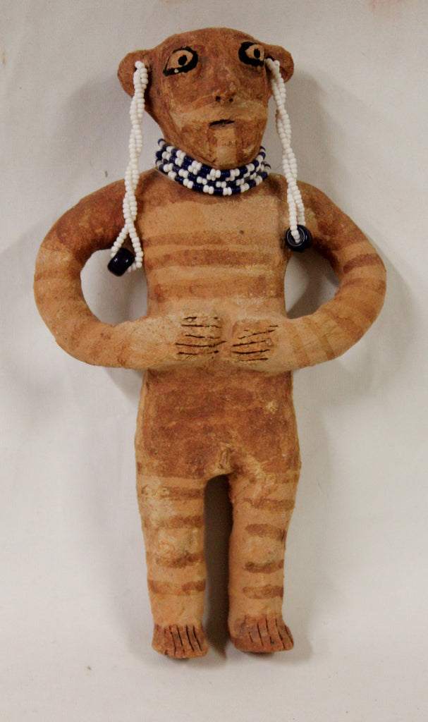 Native American, Mohave Pottery Doll by Betty Barrackman "Norge", Ca 1970's #1026