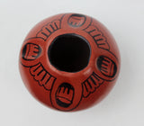 Native American Vintage Maricopa Pottery bowl by Phyllis Johnson, Ca 1940's, #1204 Sold