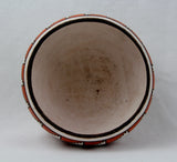 Native American, Vintage Acoma Pottery Bowl, by D.H. Sanchez, Ca 1970's, #1205 Sold