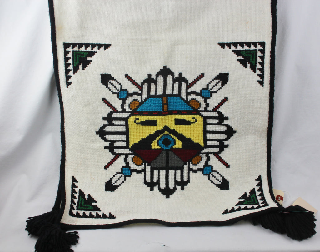 Native American Vintage Laguna Needle Point Dance Kilt with The Sun, 1981, # 1262 Sold