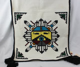 Native American Vintage Laguna Needle Point Dance Kilt with The Sun, 1981, # 1262 Sold