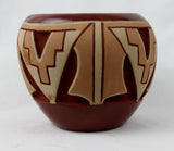 Vintage San Juan Pueblo Pottery by Tomeseta Montoya, Ca 1930's, #1280