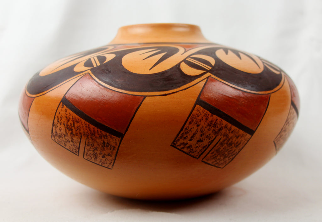 Native American Hopi Poly Chrome Bowl, by Tonita Nampayo, 2014, #1288-sold