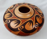 Native American Hopi Poly Chrome Bowl, by Tonita Nampayo, 2014, #1288-sold