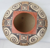 Vintage Hopi Poly Chrome Pottery Bowl, Priscilla Namingha Nampeyo, Ca 1970, #1318 a