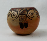 Native American Vintage Hopi Pottery Bowl, by Finkle Sahmie Nampeyo, Ca 1070. #1318 c