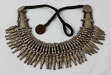 Primitive Rana Tharu, Tribal Spike Collar Kanthshri Necklace Nepal #1406