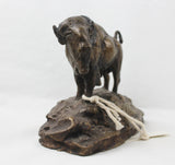 Charles Marion Russell, Limited Edition Bronze Buffalo Sculpture, Number 12 of 24 1960, #822 Sold