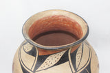 Native American, Vintage Santo Domingo Poly Chrome Jar, Ca 1950's, #1458