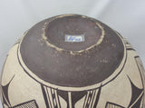Native American, Exquisite Historic Zuni Poly Chrome Jar, 1930'-1940's, #1457