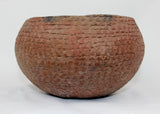 Native American, Prehistoric, Anasazi Corrugated Redware Bowl, CA 1000-1600 AD, #1498 SOLD